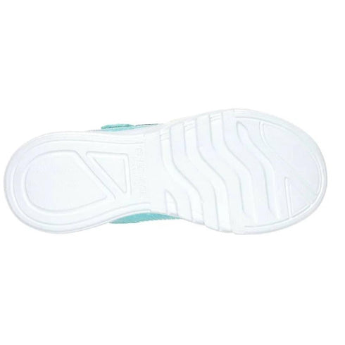 Skechers Girls Light Up Flicker Flash Ombre Dreamer Aqua Multi Trainer